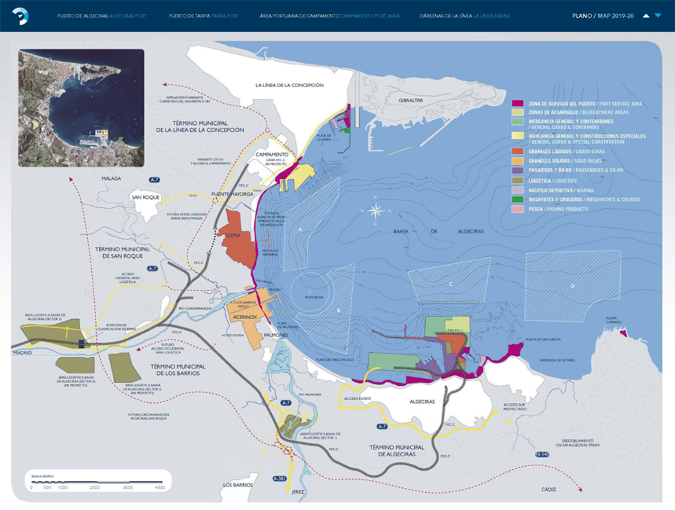 Vessels in Algeciras & OPL